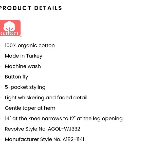 Agolde Fen Straight Leg Jeans - Size 23 - Picture 13 of 14